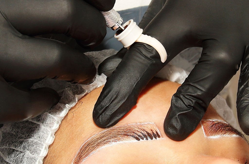 classic eyebrow embroidery service for natural brows